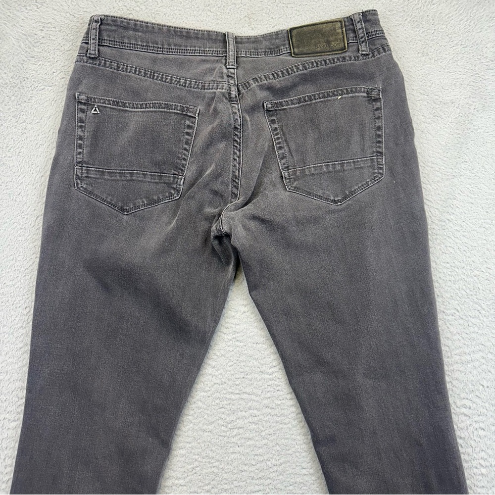 Barbados Jeans Mens 32x30 Gray Slim Fit Straight Leg Stretch Casual Pockets - Picture 6 of 14